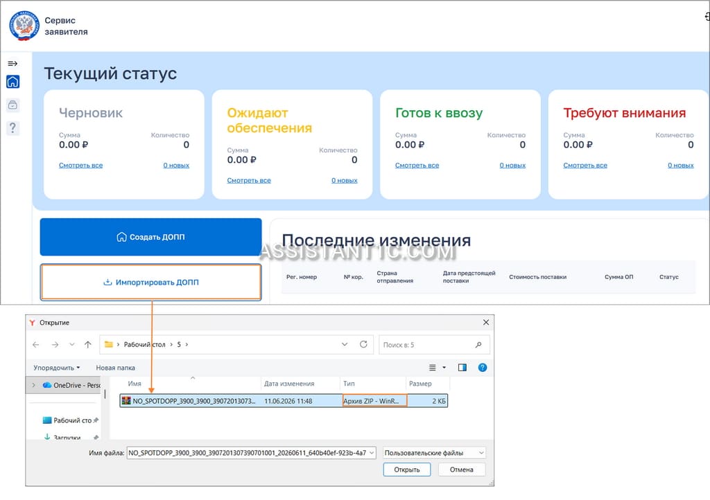 Отправка ДОПП в ФНС